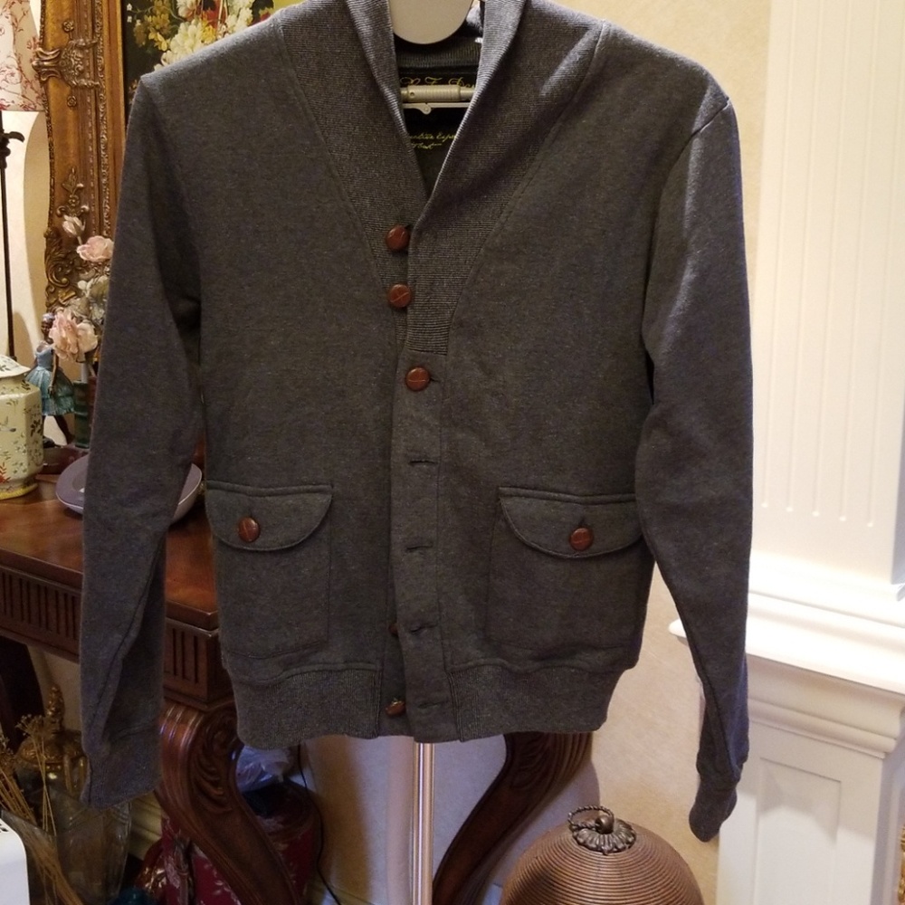 Men's cotton cardigan